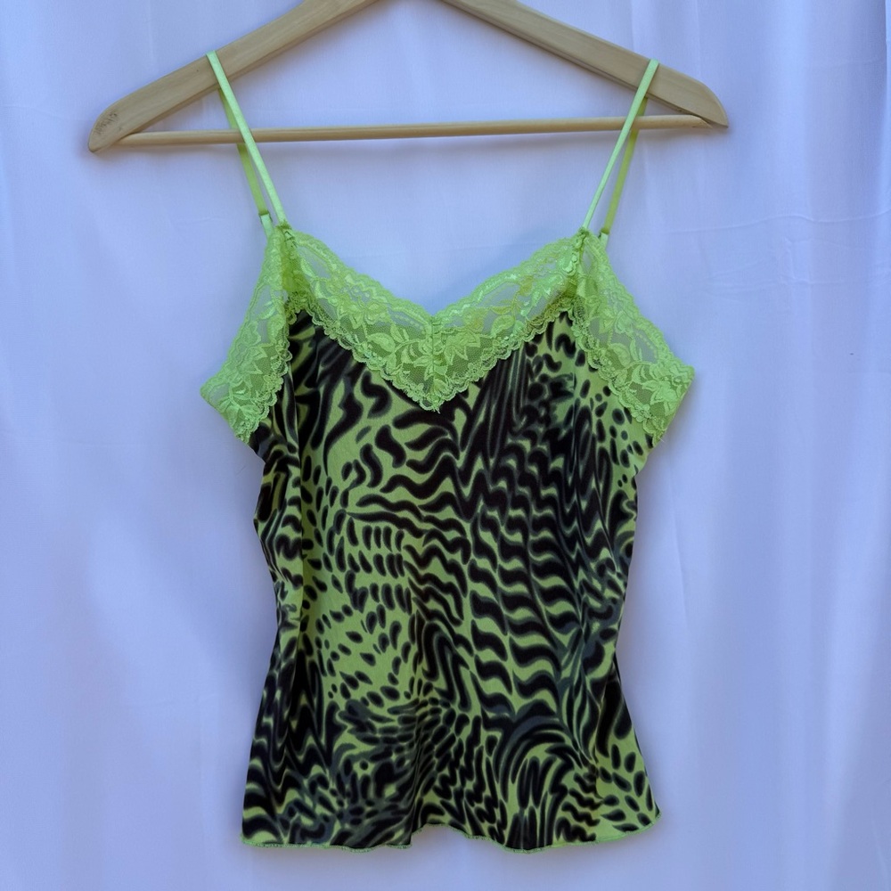 Vintage Y2K Abstract Animal Print Cami